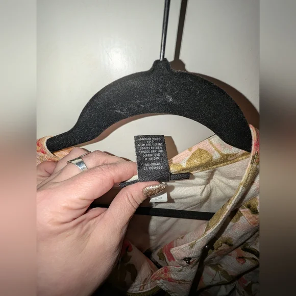 Lane Bryant Spring Floral Moto Jacket 22 EUC - Picture 4 of 5